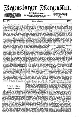 Regensburger Morgenblatt Mittwoch 5. Dezember 1877