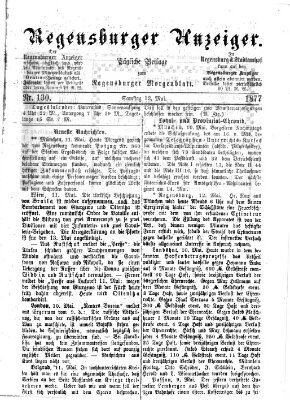 Regensburger Anzeiger Samstag 12. Mai 1877