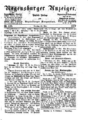 Regensburger Anzeiger Dienstag 22. Mai 1877