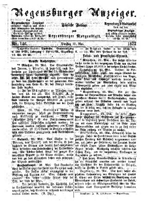 Regensburger Anzeiger Dienstag 29. Mai 1877