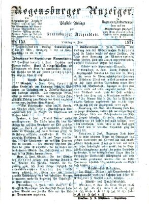 Regensburger Anzeiger Dienstag 5. Juni 1877