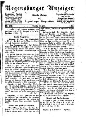 Regensburger Anzeiger Dienstag 12. Juni 1877