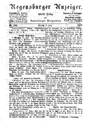 Regensburger Anzeiger Sonntag 17. Juni 1877