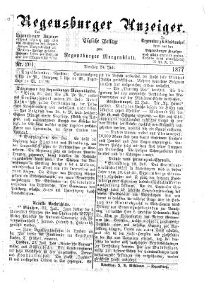 Regensburger Anzeiger Dienstag 24. Juli 1877