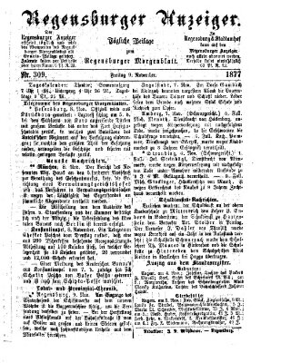 Regensburger Anzeiger Freitag 9. November 1877