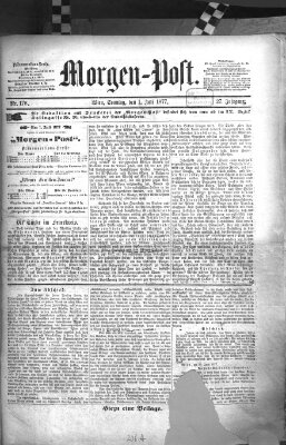 Morgenpost Sonntag 1. Juli 1877