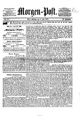 Morgenpost Montag 2. Juli 1877