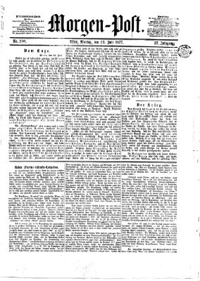 Morgenpost Montag 23. Juli 1877