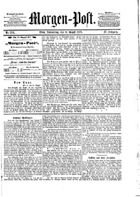 Morgenpost Donnerstag 16. August 1877