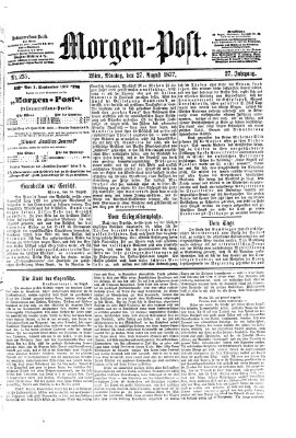 Morgenpost Montag 27. August 1877