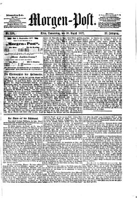 Morgenpost Donnerstag 30. August 1877