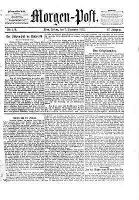 Morgenpost Freitag 7. September 1877