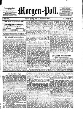 Morgenpost Freitag 14. September 1877