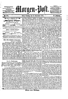 Morgenpost Sonntag 16. September 1877