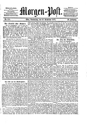 Morgenpost Donnerstag 20. September 1877