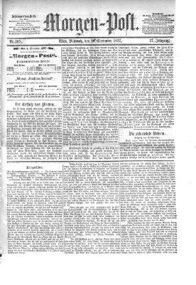 Morgenpost Mittwoch 26. September 1877