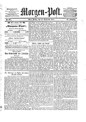 Morgenpost Freitag 28. September 1877