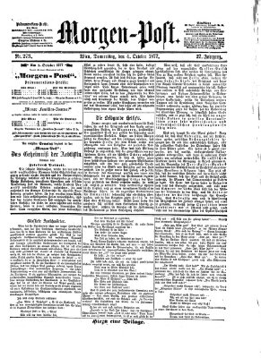 Morgenpost Donnerstag 4. Oktober 1877