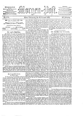 Morgenpost Donnerstag 11. Oktober 1877