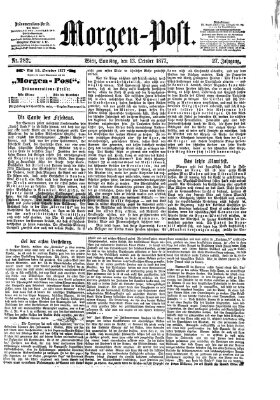 Morgenpost Samstag 13. Oktober 1877