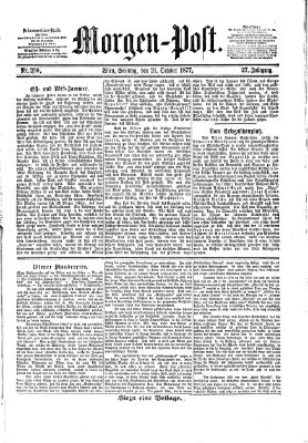 Morgenpost Sonntag 21. Oktober 1877