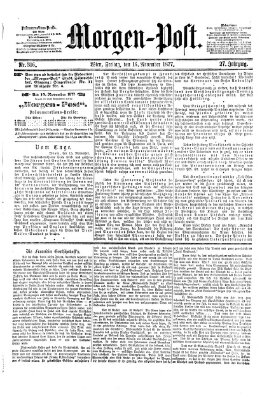 Morgenpost Freitag 16. November 1877