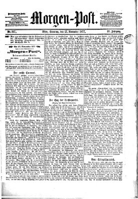 Morgenpost Samstag 17. November 1877