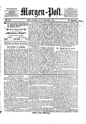 Morgenpost Sonntag 18. November 1877