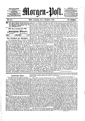 Morgenpost Samstag 1. Dezember 1877