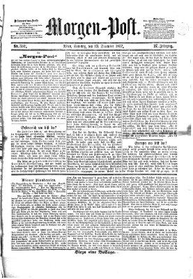 Morgenpost Sonntag 23. Dezember 1877