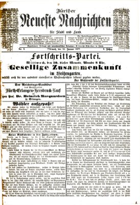 Fürther neueste Nachrichten für Stadt und Land (Fürther Abendzeitung) Mittwoch 10. Januar 1877