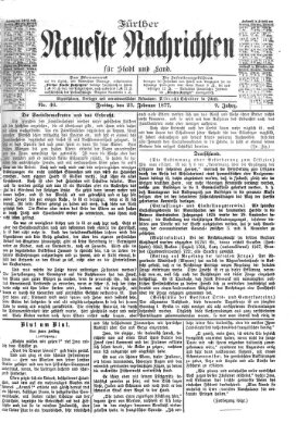 Fürther neueste Nachrichten für Stadt und Land (Fürther Abendzeitung) Freitag 23. Februar 1877