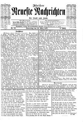 Fürther neueste Nachrichten für Stadt und Land (Fürther Abendzeitung) Donnerstag 22. März 1877