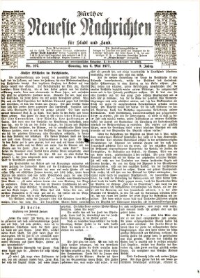 Fürther neueste Nachrichten für Stadt und Land (Fürther Abendzeitung) Sonntag 6. Mai 1877