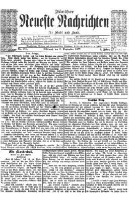 Fürther neueste Nachrichten für Stadt und Land (Fürther Abendzeitung) Mittwoch 5. September 1877