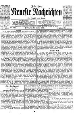 Fürther neueste Nachrichten für Stadt und Land (Fürther Abendzeitung) Freitag 12. Oktober 1877