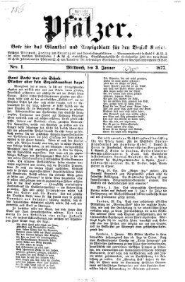 Pfälzer Mittwoch 3. Januar 1877