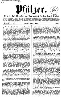 Pfälzer Freitag 6. April 1877