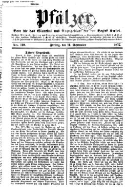 Pfälzer Freitag 14. September 1877