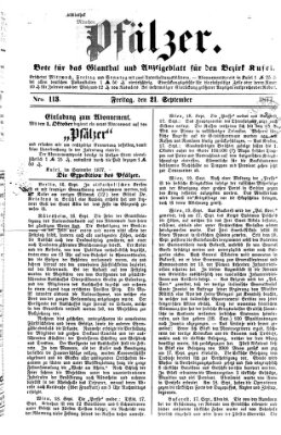 Pfälzer Freitag 21. September 1877