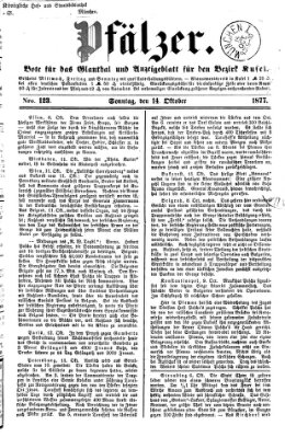 Pfälzer Sonntag 14. Oktober 1877