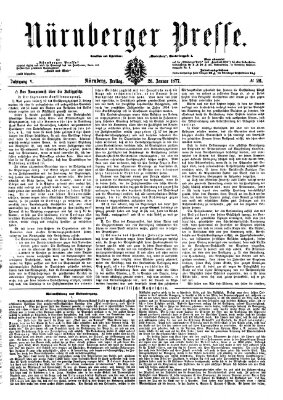 Nürnberger Presse Freitag 26. Januar 1877