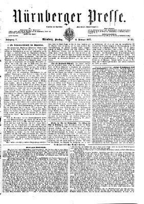 Nürnberger Presse Dienstag 6. Februar 1877