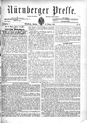 Nürnberger Presse Samstag 10. Februar 1877