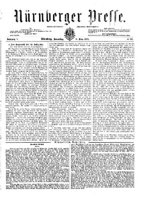 Nürnberger Presse Donnerstag 8. März 1877