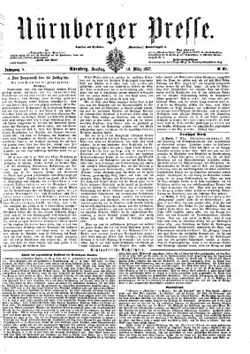 Nürnberger Presse Samstag 10. März 1877