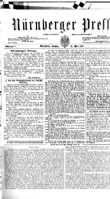 Nürnberger Presse Samstag 31. März 1877