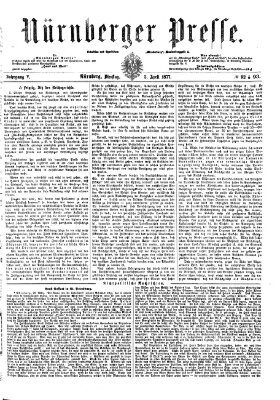 Nürnberger Presse Dienstag 3. April 1877