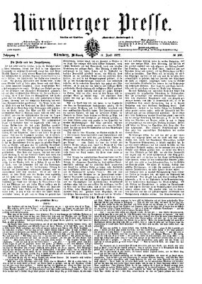 Nürnberger Presse Mittwoch 11. April 1877