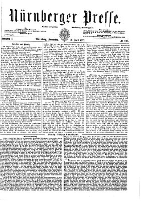 Nürnberger Presse Donnerstag 19. April 1877